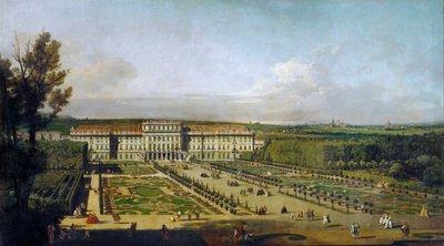Imperial Pleasure Palace Schönbrunn, Garden Facade by Giovanni Antonio Canal